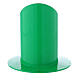 Castiçal porta-vela verde ferro, diâmetro: 5 cm s3