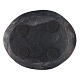 Oval stone candle holder 4x3 in s3