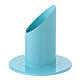 Pastel blue iron candle holder, 4 cm s2