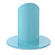 Light blue metal candle holder 1 1/2 in s3