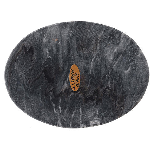 Natural stone oval plate, 13x10 cm 1