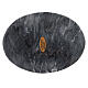 Piatto portacero ovale pietra naturale 13x10 cm s1