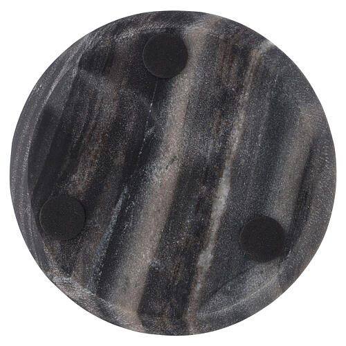 Kerzenteller aus natürlichem Stein mit Durchmesser von 14 cm 3