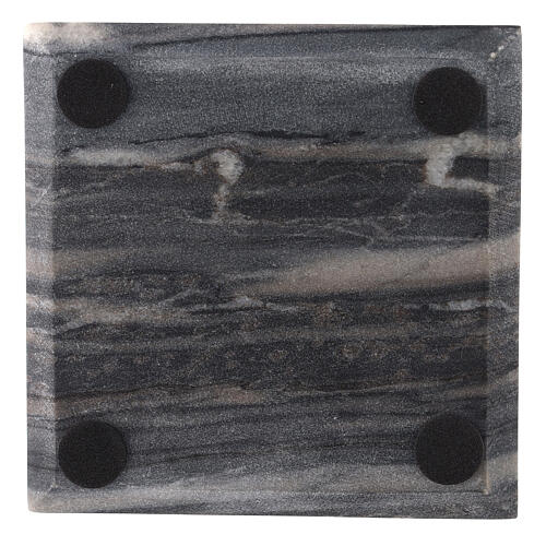 Squared natural stone plate, 14 cm 3