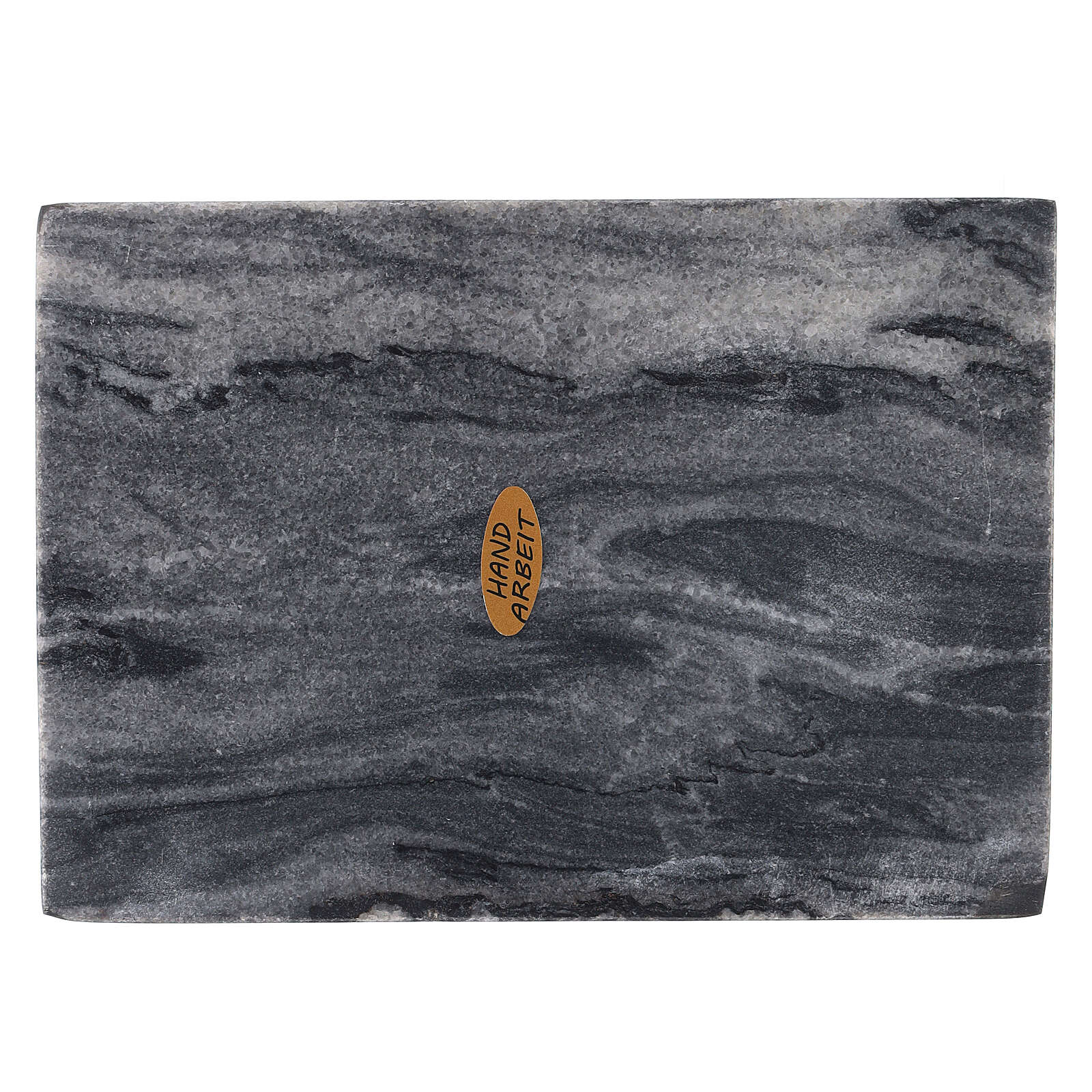 Natural stone candle holder plate, 17x12 online sales on HOLYART.co.uk