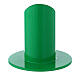 Porta-vela verde diâmetro 3 cm ferro s3