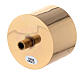 Socket for candlestick gold plated brass 2 3/4 in s2