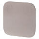 Opaque stainless steel plate, candle holder, 10x10 cm s1