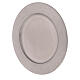 Talerzyk pod świeczki stal inox matowa śr. 14 cm s1