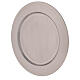 Candle plate, 21 cm diameter, mat stainless steel s1