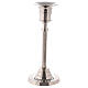 Candle holder silver plated brass H 16 cm s2