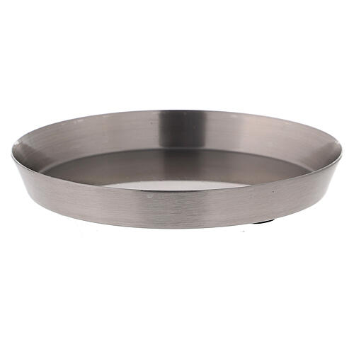 Round bowl in matte stainless steel diameter 10 cm 1