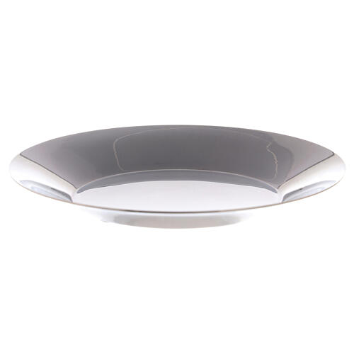 Round stainless steel plate of 9 cm diameter 1