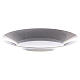 Round stainless steel plate diameter 9 cm s1