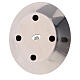 Piattino rotondo acciaio inossidabile diametro 10 cm s3