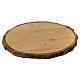 Round wooden candle holder 20cm diameter s1