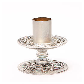Altar candle holder with olive branches