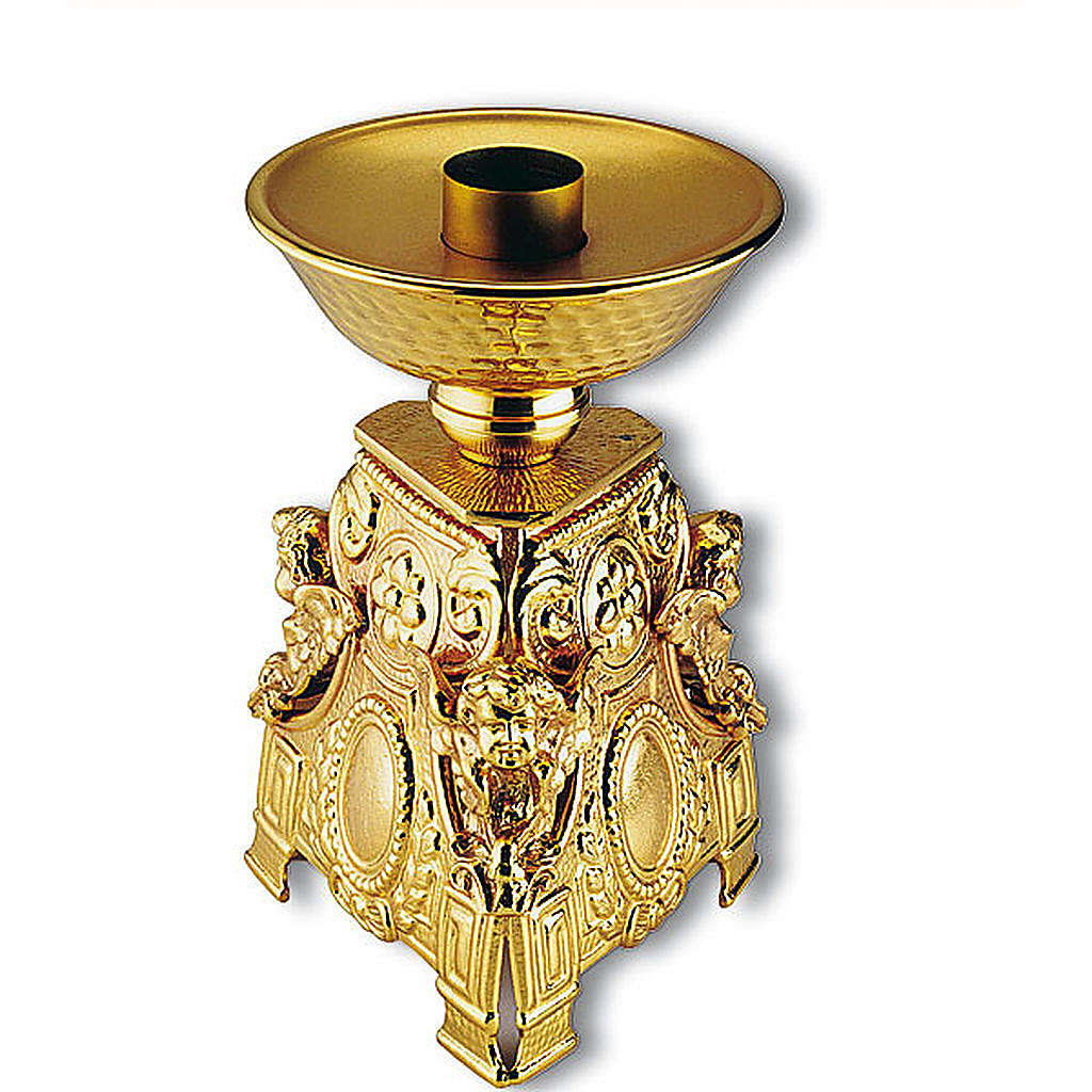 Altar candle holder with putti and ornaments online sales on