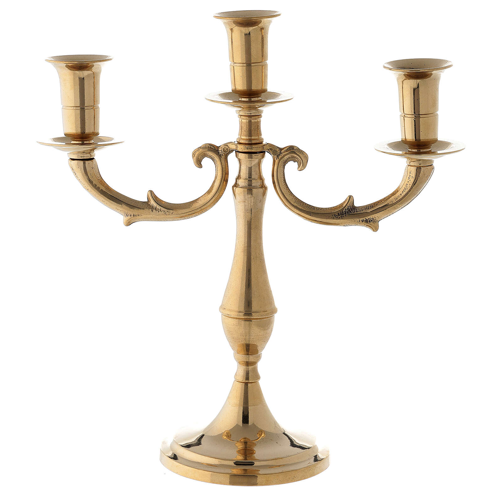 3 Branch Candle Holder Made Of Brass Online Sales On Uk