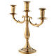 3 branch candle holder made of brass s2