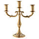 3 branch candle holder made of brass s3