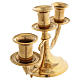 3 branches candelabrum in brass s4