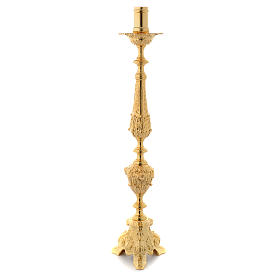 Baroque candlestick, bronze