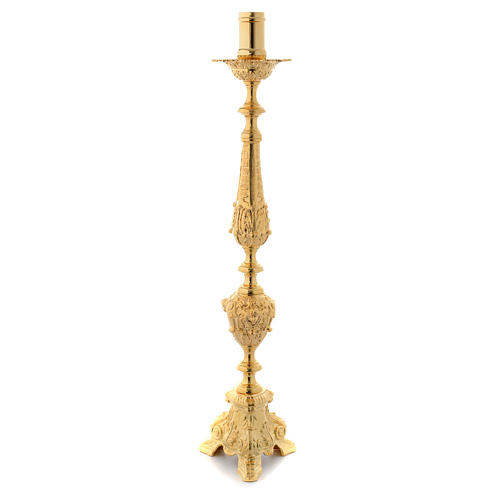 Baroque candlestick, bronze 2