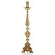 Baroque candlestick, brass 60 cm s1