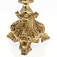 Baroque candlestick, brass 60 cm s2