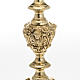 Baroque candlestick, brass 60 cm s3
