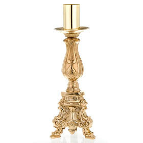 Chandelier style rococo laiton lucide