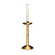 Candeliere ottone dorato satinato s1