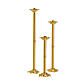 Armleuchter vergoldete Messing s1