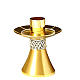 Candlestick, silvered decorations s1