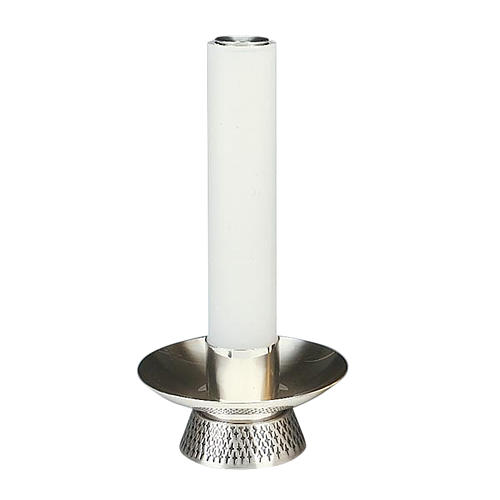 Bougeoir Pique Centrale Laiton Or Brillant 8 Cm - Support Bougie Élégant Holyart