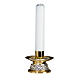Candeliere ottone dorato frumento s1