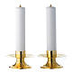 Couple of candle holders and fake candles s1