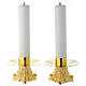 Paar Kerzenständer und Kerzen PVC s1