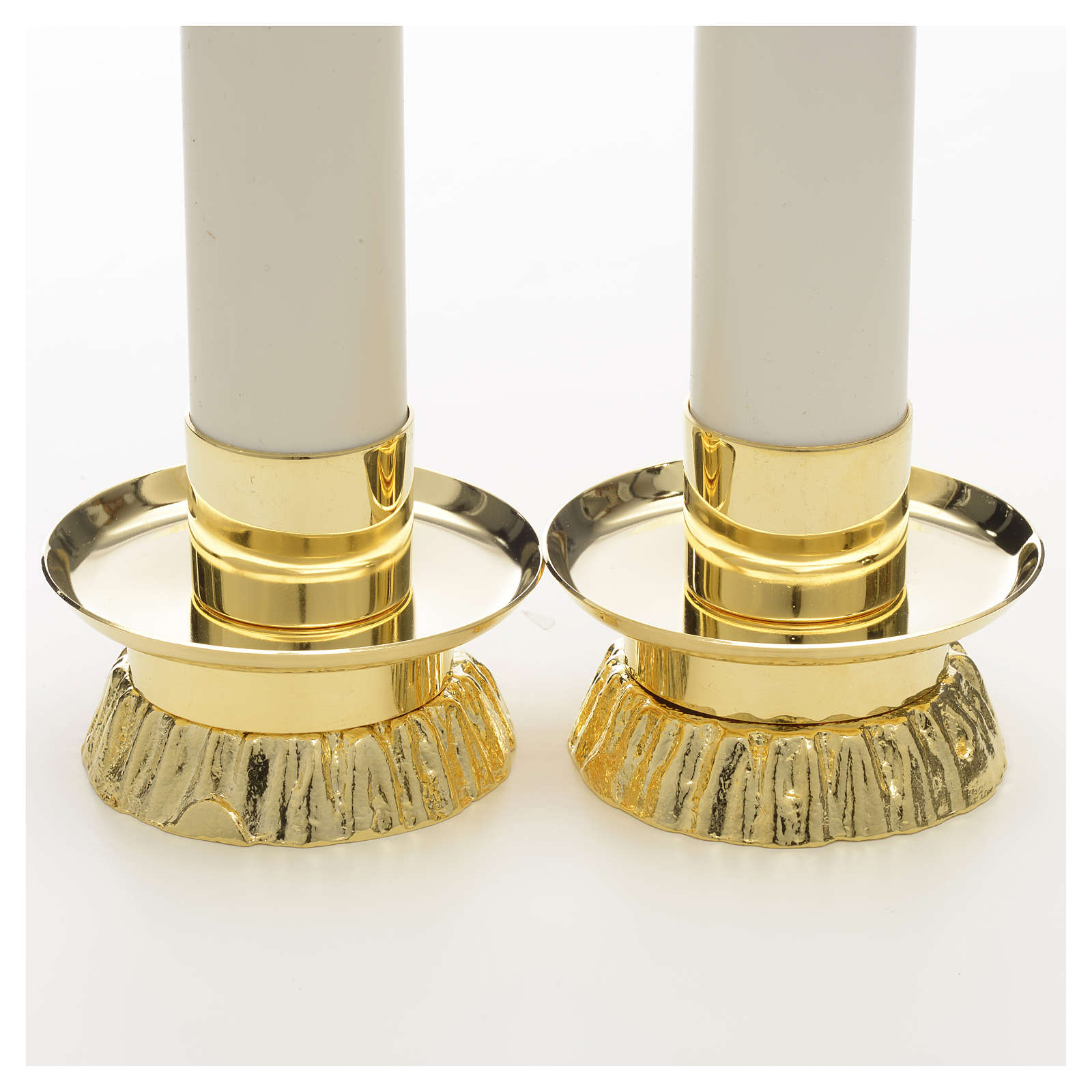 Candle set with fake candles and candle holders, two pieces online