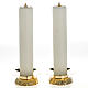 Set bougies en pvc avec chandeliers s1