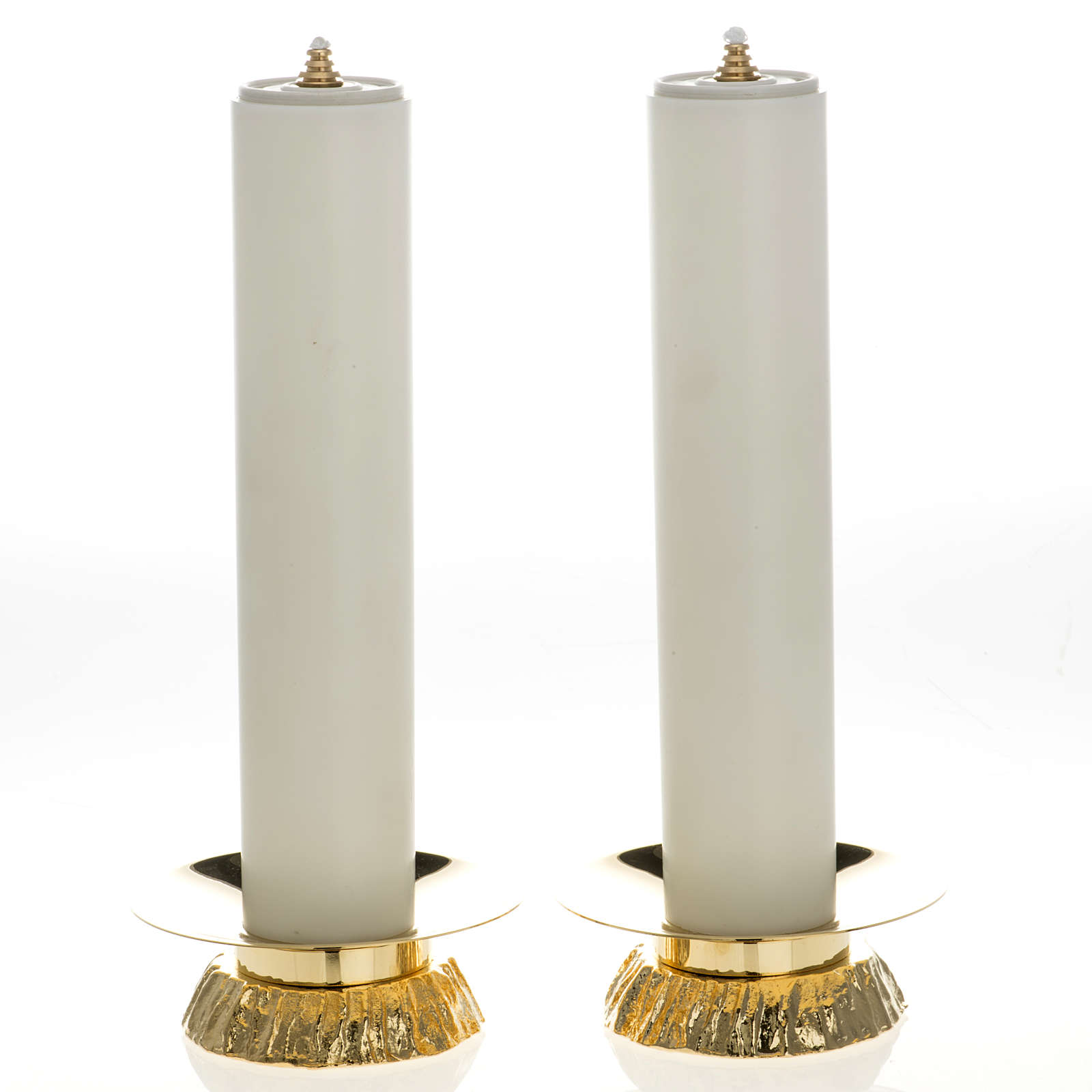 Candle set with fake candles and candle holders online sales on
