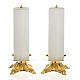 Candle holders with fake candles, 2 pieces s1