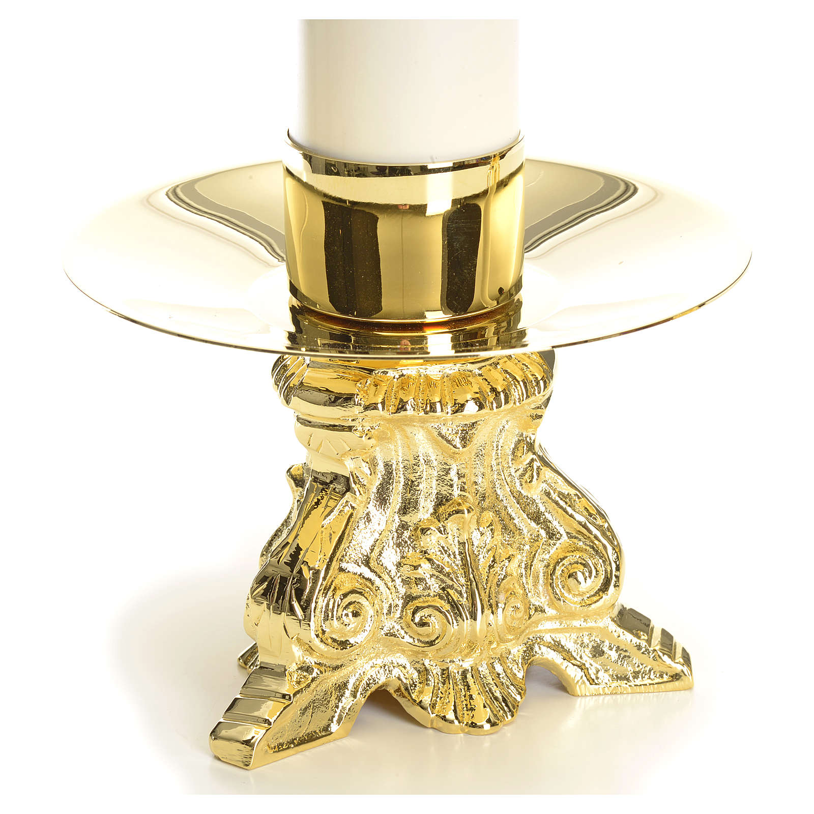 Altar set, baroque style with candle holders and candles online sales