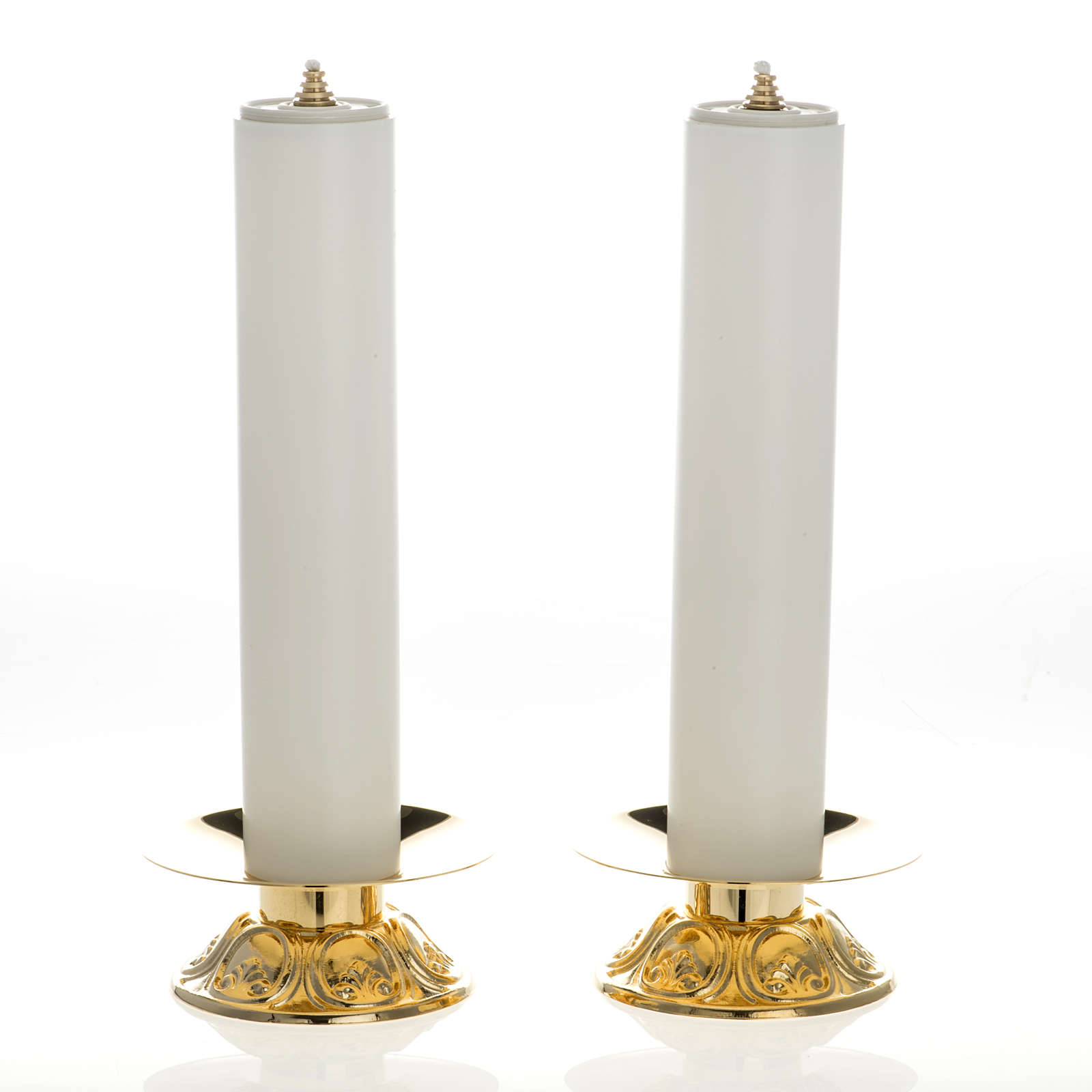 Altar set with candle holders and candles online sales on