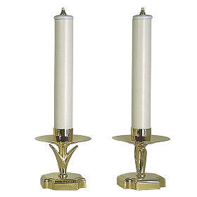 Candlesticks with fake candles and filters