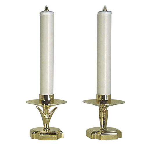 Candlesticks with fake candles and filters 1