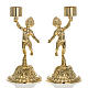 Couple of cherubs in brass s1