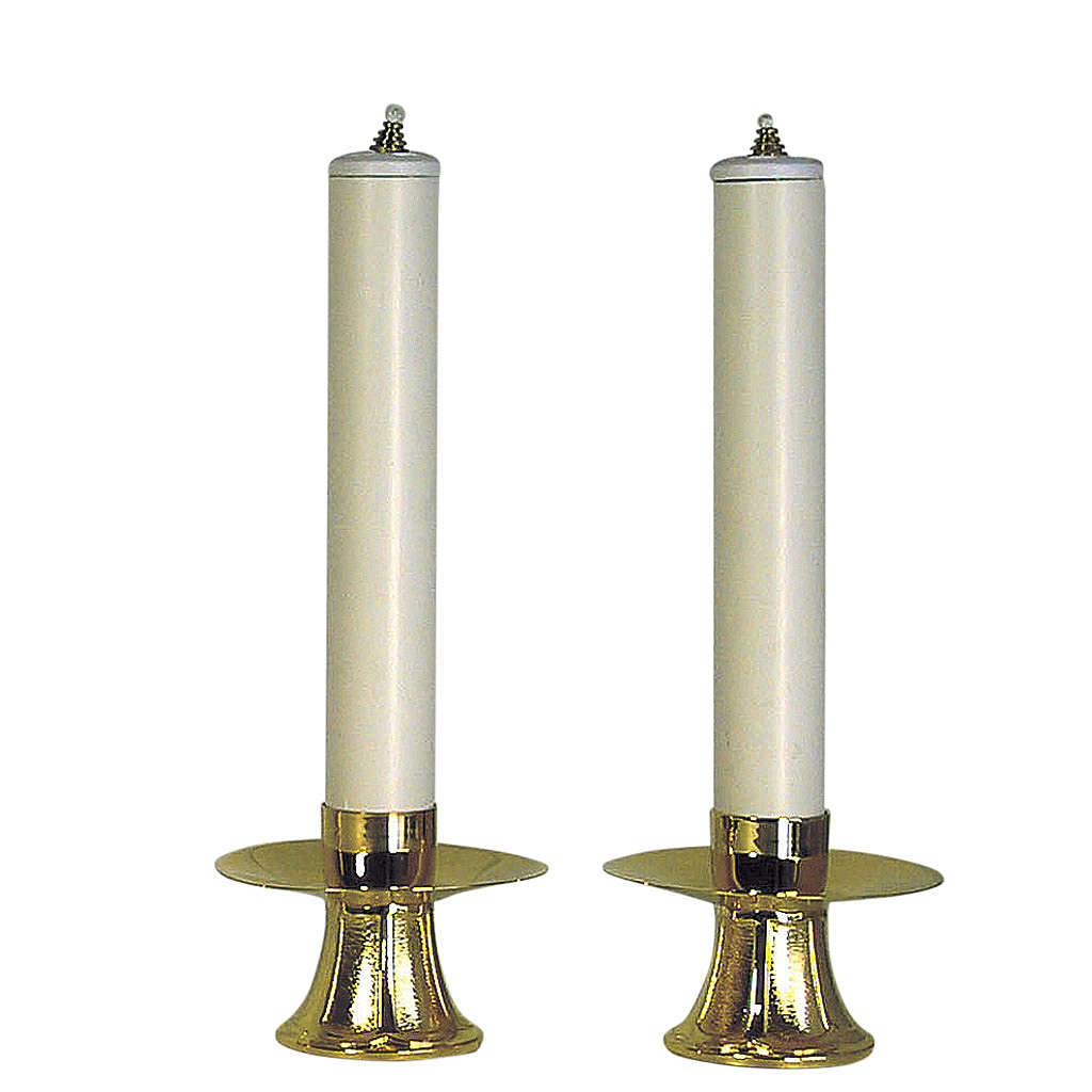 Candle holders and fake candles, set of 2 pieces online sales on