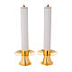 Duo de chandeliers d'autel et bougies cire liquide s1